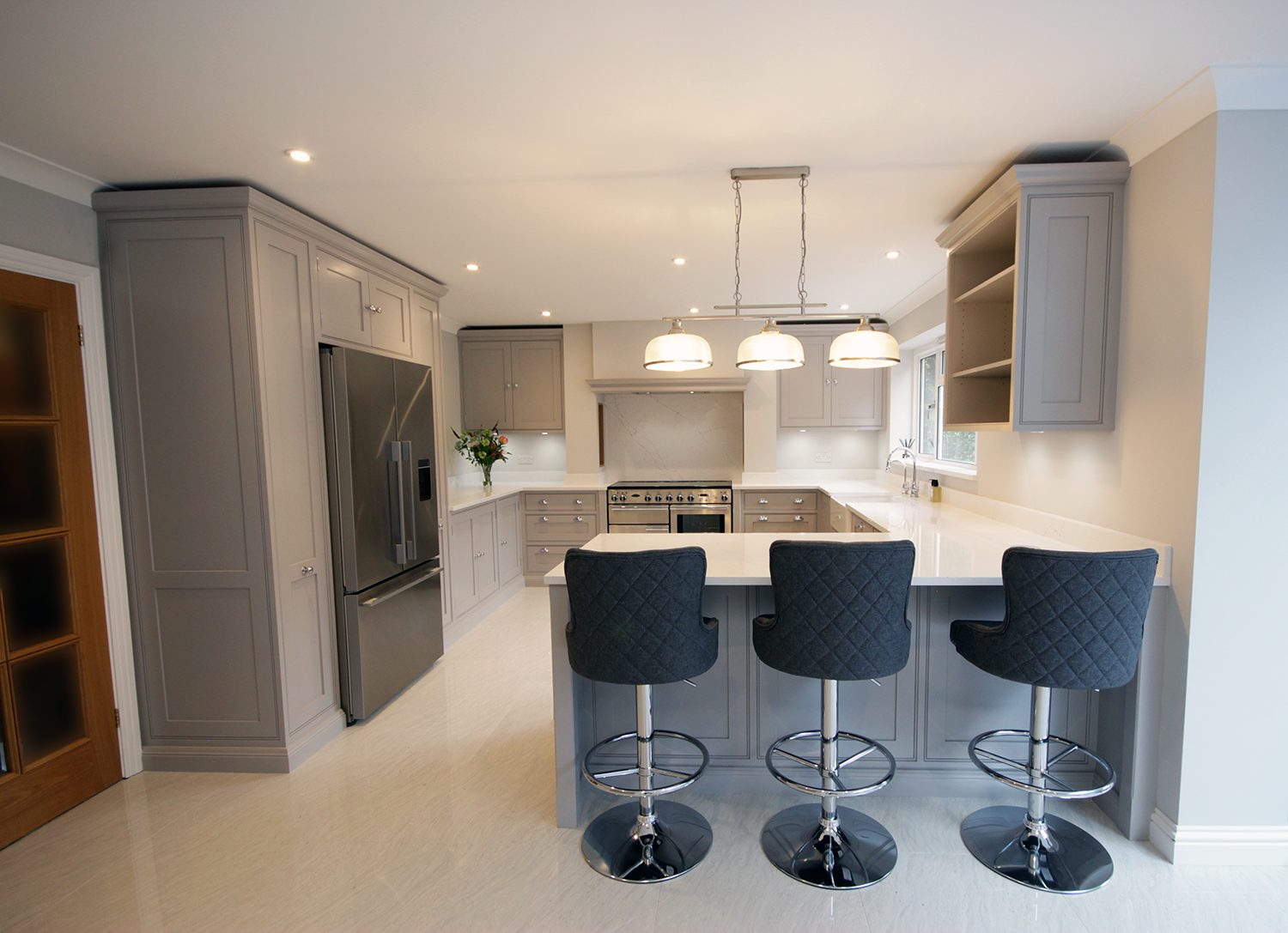 undefined - Our stunning classic in frame shaker kitchen finished in Farrow & Ball Dove Tale.